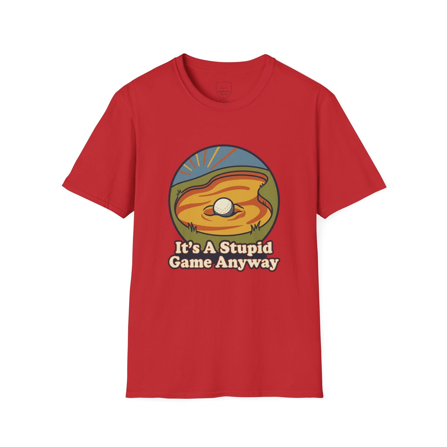 The Egg – Bunker Shot Golf T-Shirt | It’s A Stupid Game Anyway