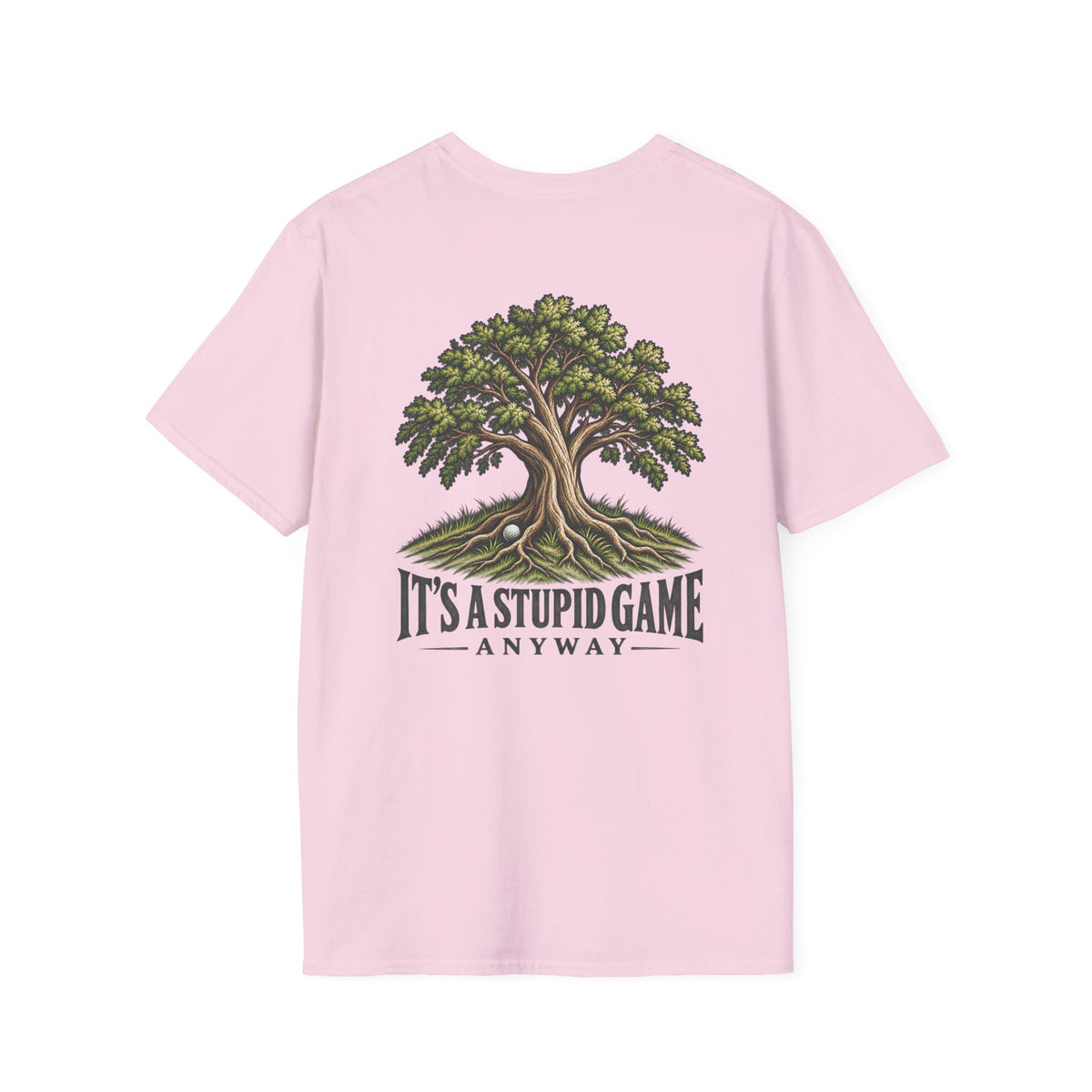 The Greenwood – Vintage Tree Golf T-Shirt | It’s A Stupid Game Anyway