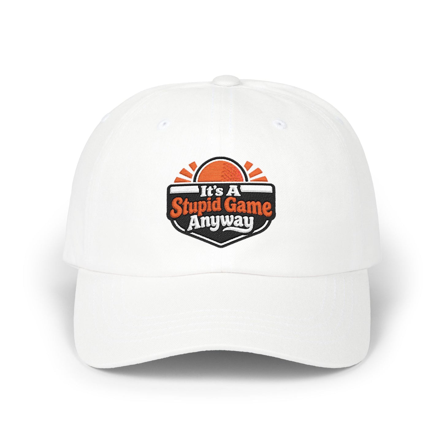 The Sun Hat – Its A Stupid Game Anyway hat with a golf ball sun