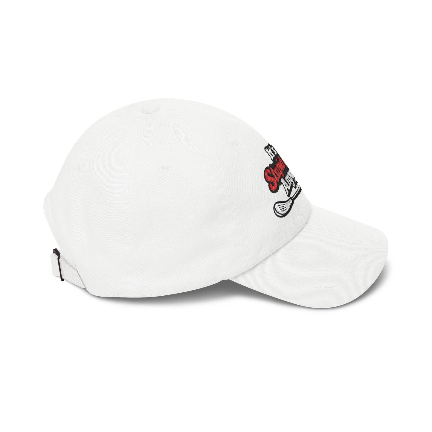 The Dad Hat – Funny Embroidered Its A Stupid Game Anyway hat with Bent Club Design