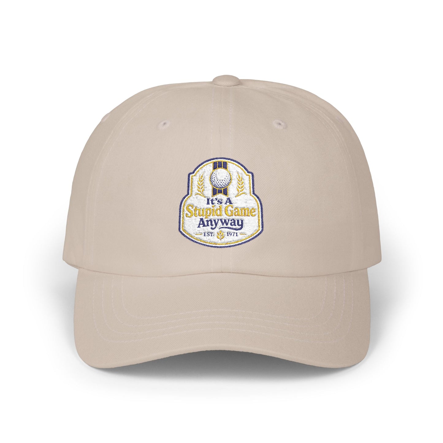 The Natural - It's A Stupid Game Anyway hat with Natural Light inspired logo
