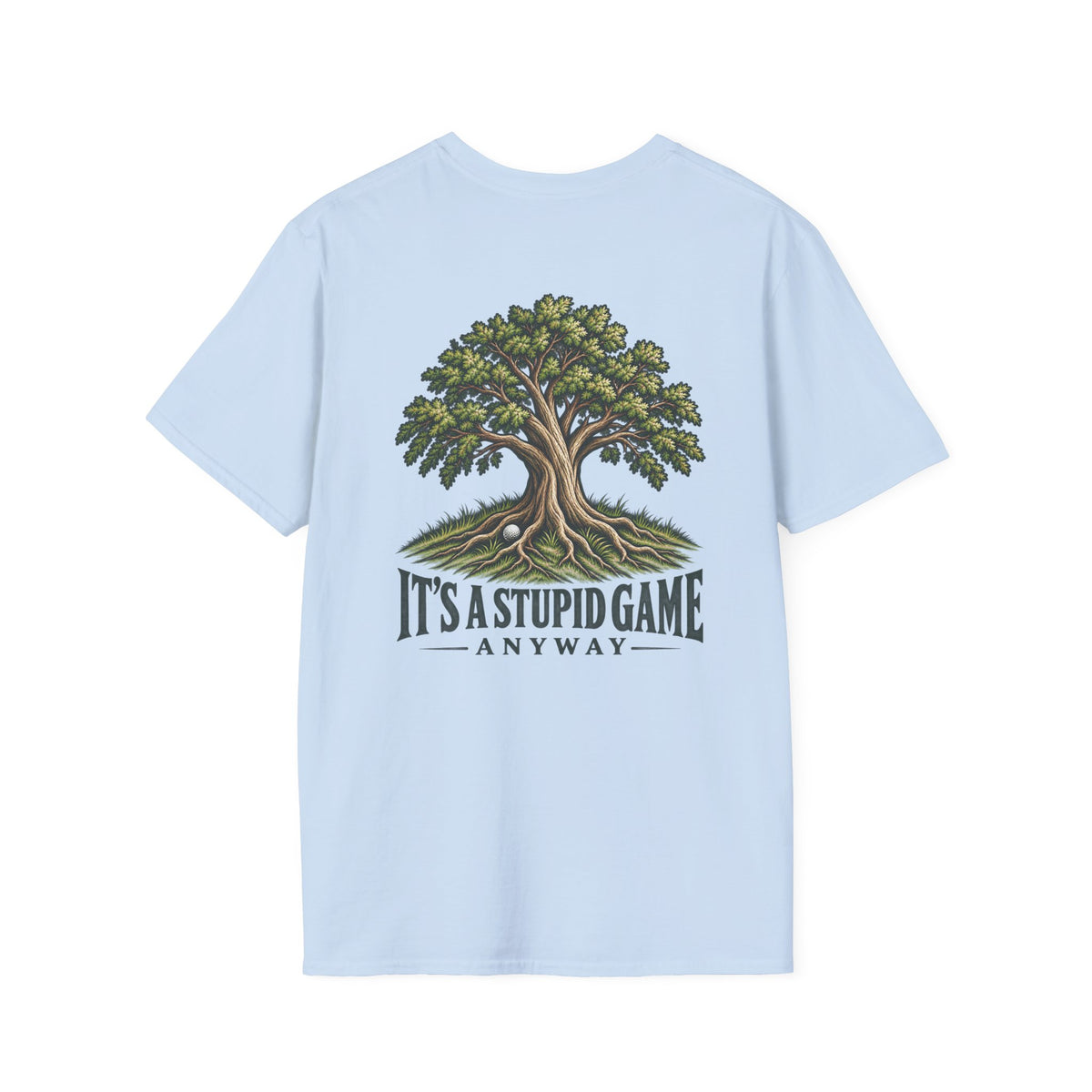The Greenwood – Vintage Tree Golf T-Shirt | It’s A Stupid Game Anyway