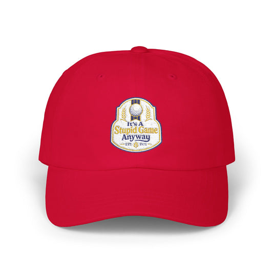 The Natural - It's A Stupid Game Anyway hat with Natural Light inspired logo