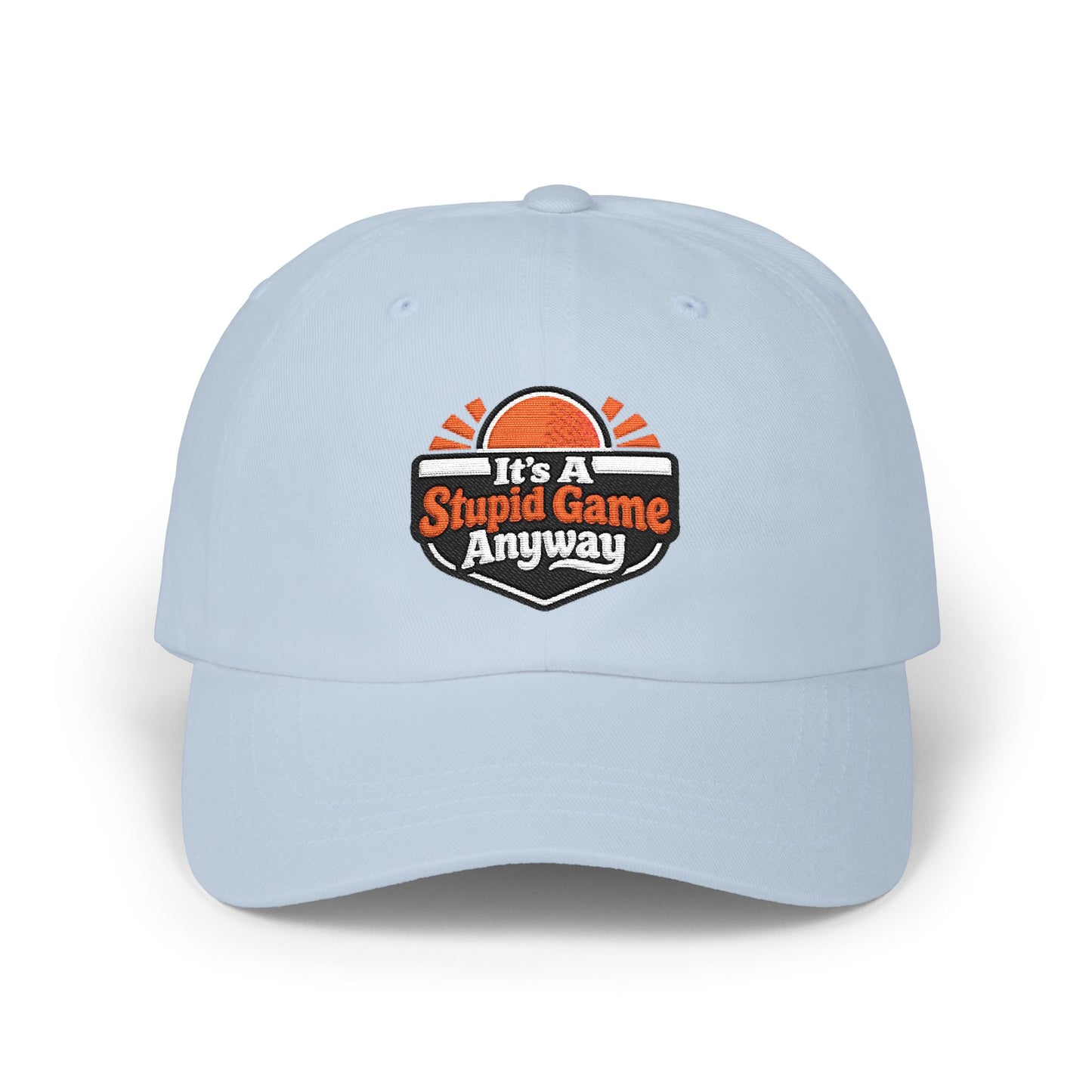 The Sun Hat – Its A Stupid Game Anyway hat with a golf ball sun