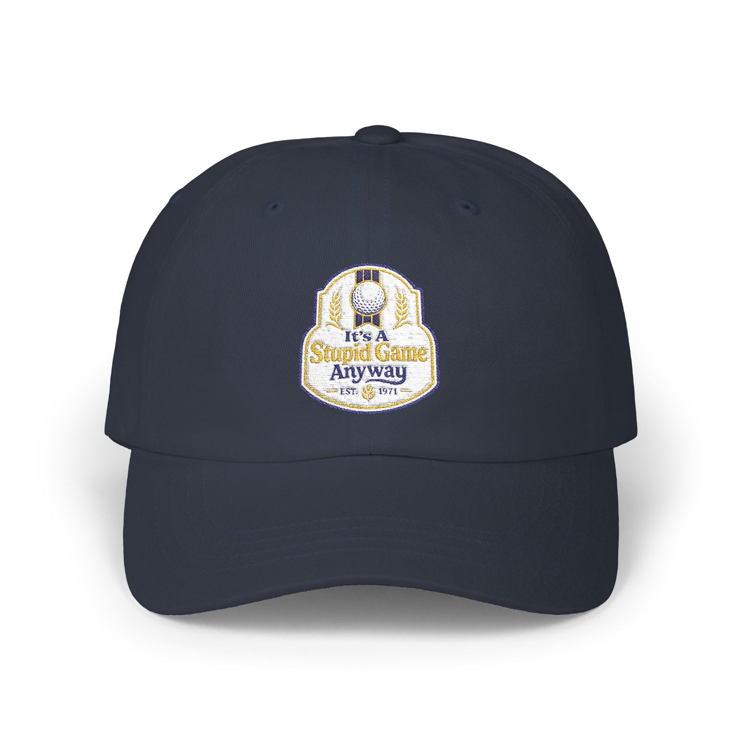 The Natural - It's A Stupid Game Anyway hat with Natural Light inspired logo